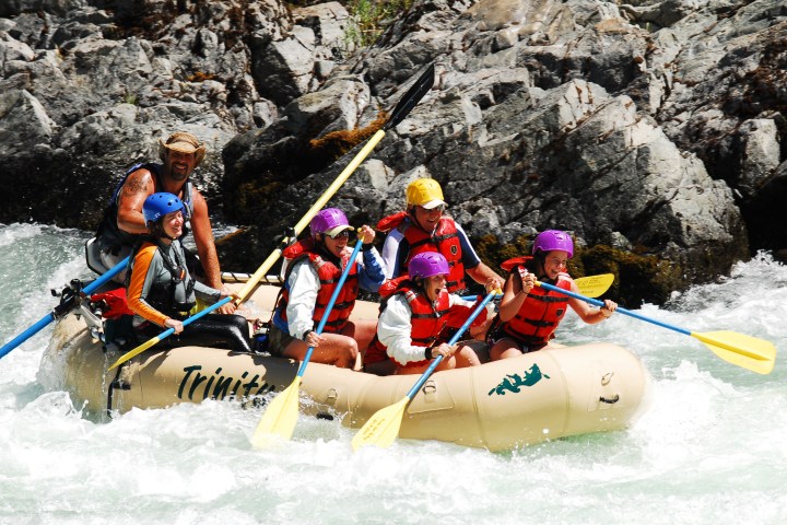 White water rafting in Pigeon Point