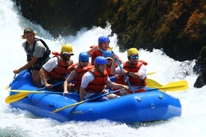 White water rafting on Trinity River
